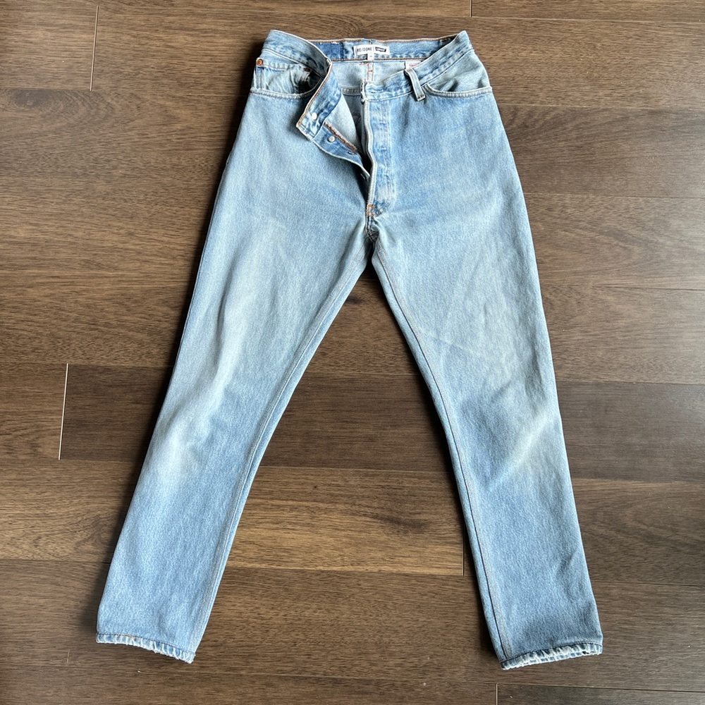 RE/DONE High Rise Ankle Crop Size 26
